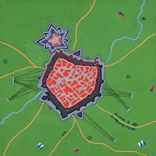 Münster, 2013, Olja på duk, av KG Nilson