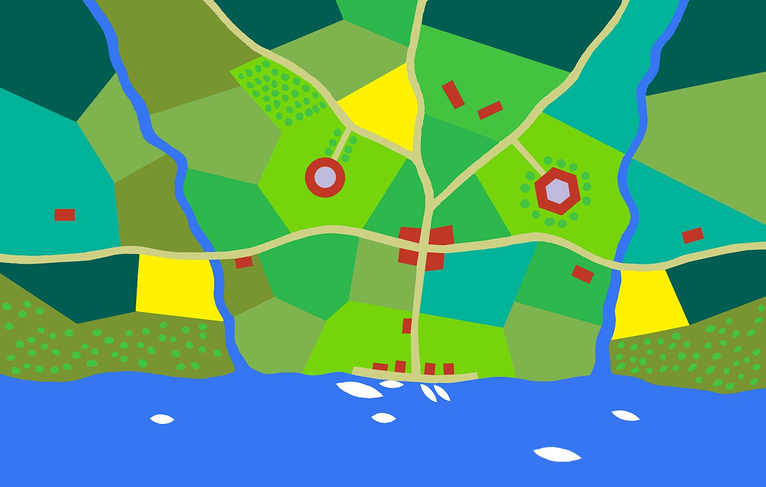 Österlen, 2019, Giclée, av KG Nilson