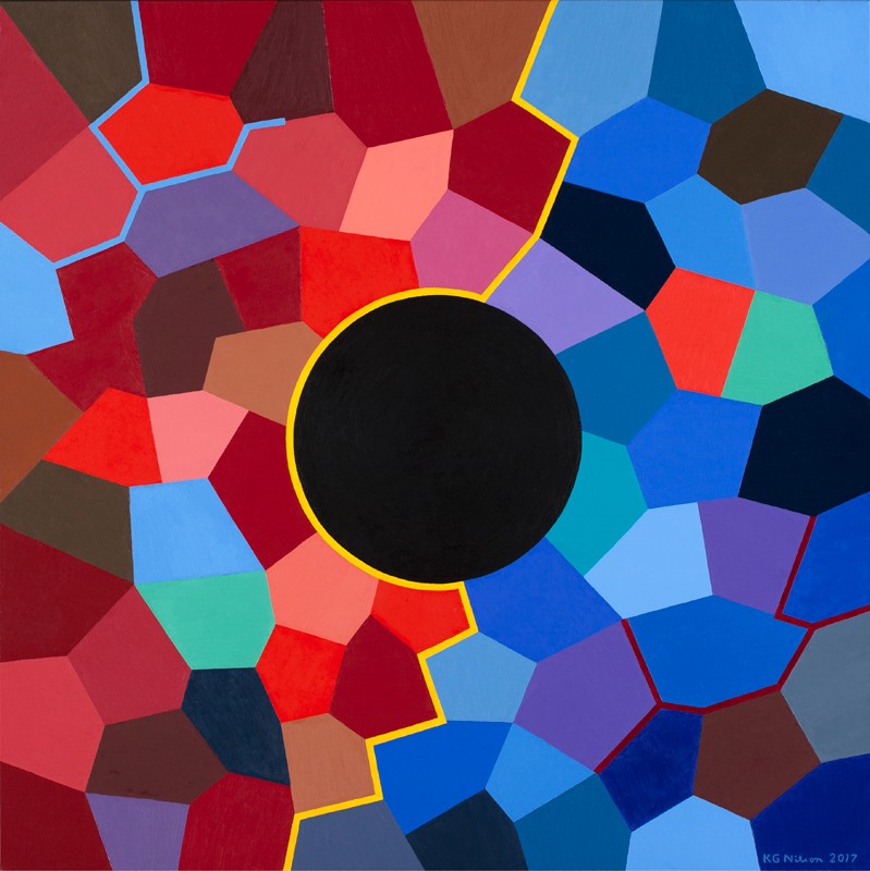 Uno, 2017, Olja på duk, av KG Nilson